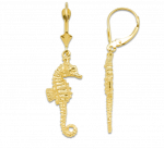 Wyland Sea Horse Dangle Earrings