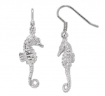 Wyland Sea Horse Dangle Earrings - Small
