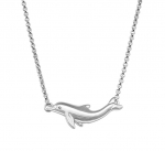 Wyland Dolphin Necklace with Chain - Med