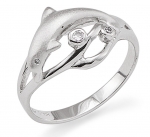 Wyland Dolphin Ring - Size 6