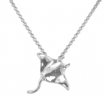 Wyland Manta Ray Pendant with Chain - Small