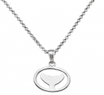 Wyland Wyland Logo Pendant with Chain - Small