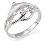 Wyland Dolphin Ring - Size 7
