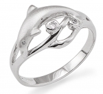 Wyland Dolphin Ring - Size 8